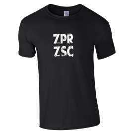 Zaporozsec - ZPRZSC póló férfi fekete